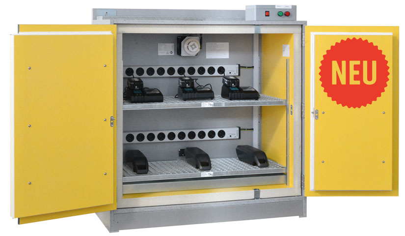 Lacont SIS Li-Ion Basic Charge halbe Höhe SiS Akku-Schrank Basic Charge für Li-ION Batterien bei ADESATOS kaufen